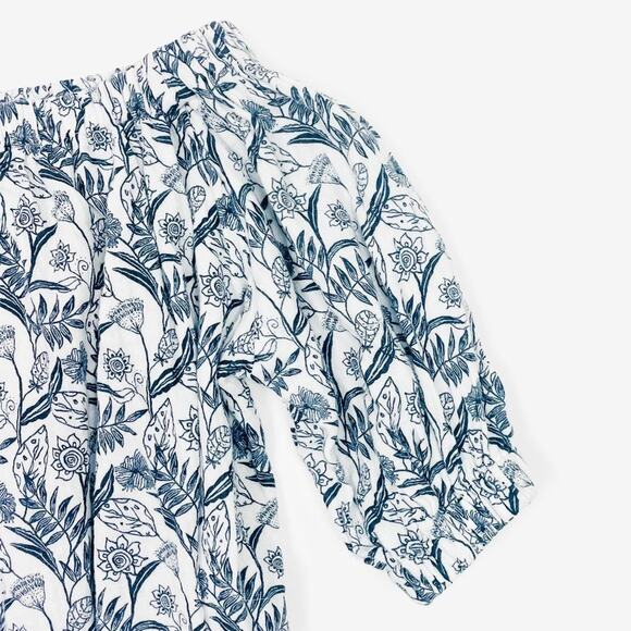 Cupcakes and Cashmere Printed Crop Top Small Cotton Paisley Girlcore Summer - Picture 8 of 13